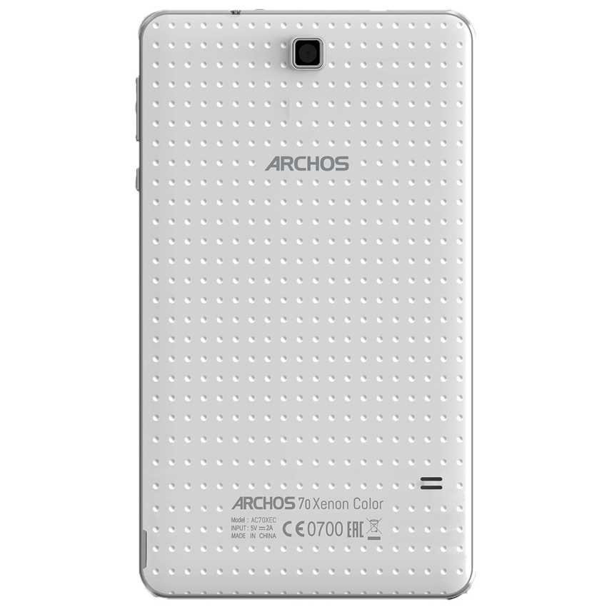 ARCHOS Xenon 70 Color 3G MediaTek MT8312 1GB 8GB 7" IPS Android 5.1 Blanca imagen 3