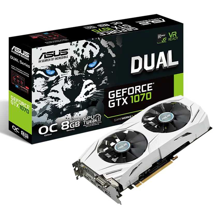 ASUS DUAL-GTX1070-O8G NVIDIA GeForce GTX 1070 8GB