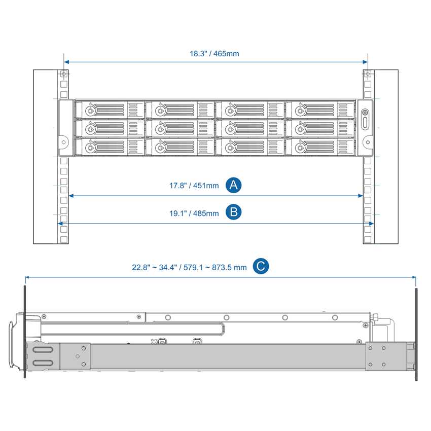 Accesorio Rail QNAP RAIL-A03-57 imagen 2