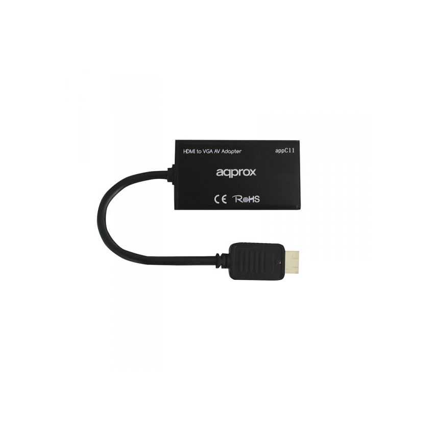 Adaptador Approx HDMI a VGA con Audio