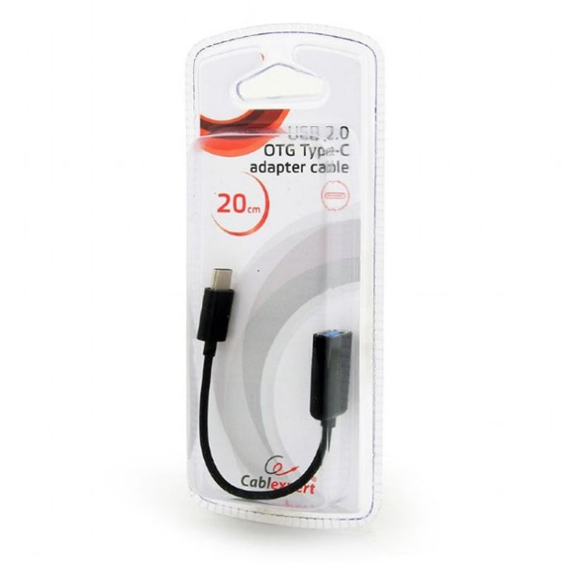 Adaptador Gembird USB 2.0 Tipo C Macho a USB A Hembra imagen 3