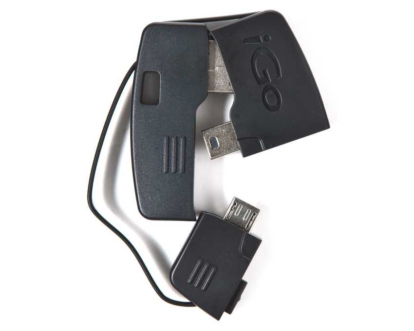 Adaptador iGO Mini-Micro USB para carga y Sincronizacion imagen 2