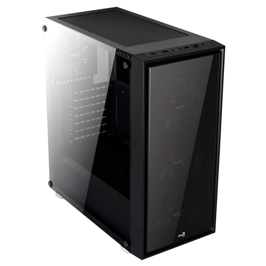 Aerocool Quartz Vidrio Templado Led Rojo imagen 2