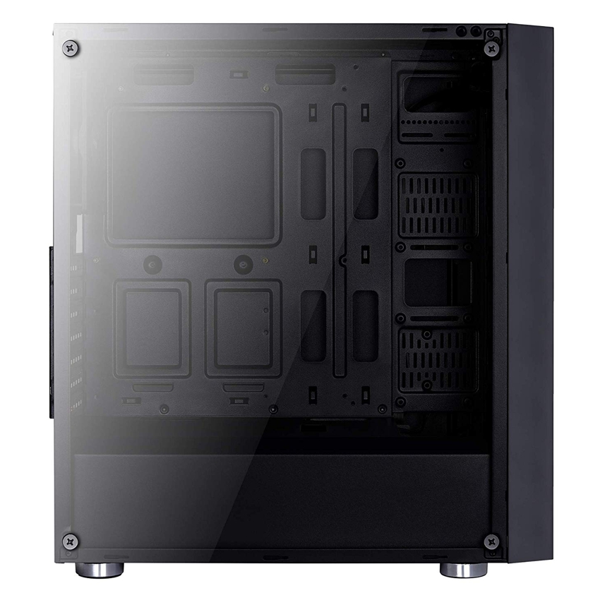 Aerocool Quartz Vidrio Templado Led Rojo imagen 5