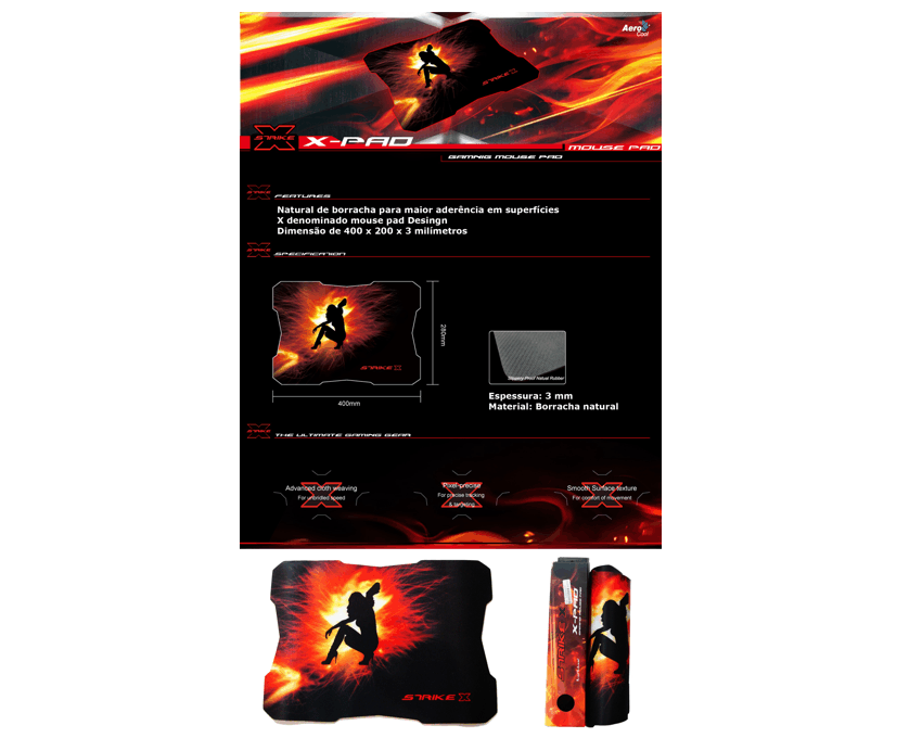 Alfombrilla Gaming AEROCOOL Strike-X XPAD imagen 2