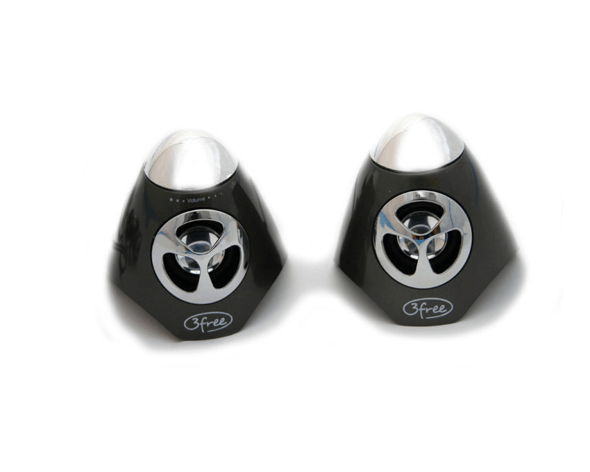Altavoces 2.0 Mini 3FREE Negro Alimentado por USB 3F-SPK100W imagen 2