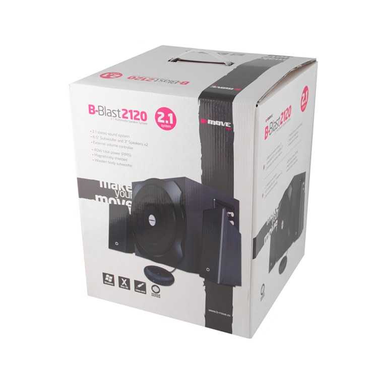 Altavoces B-MOVE Multimedia 2.1 B-Blast 2120 imagen 5