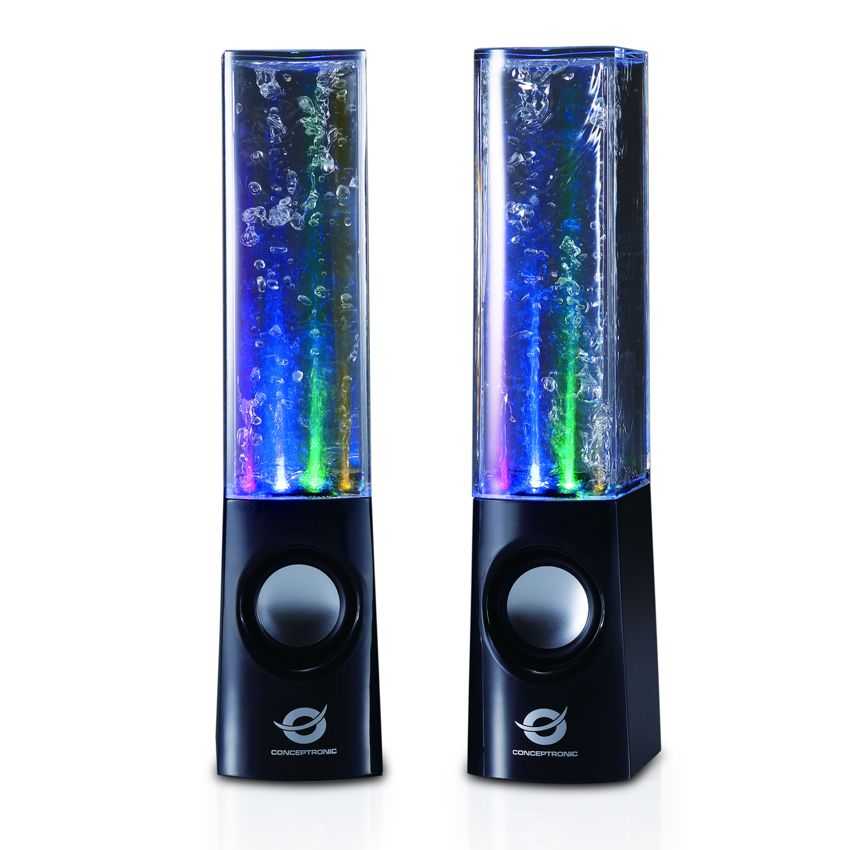 Altavoces Conceptronic Dancing Water Negro