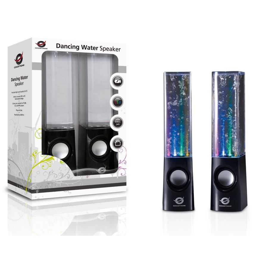 Altavoces Conceptronic Dancing Water Negro imagen 2