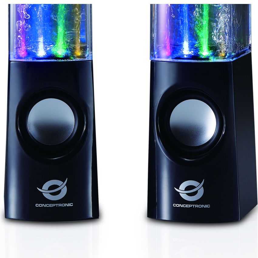 Altavoces Conceptronic Dancing Water Negro imagen 4