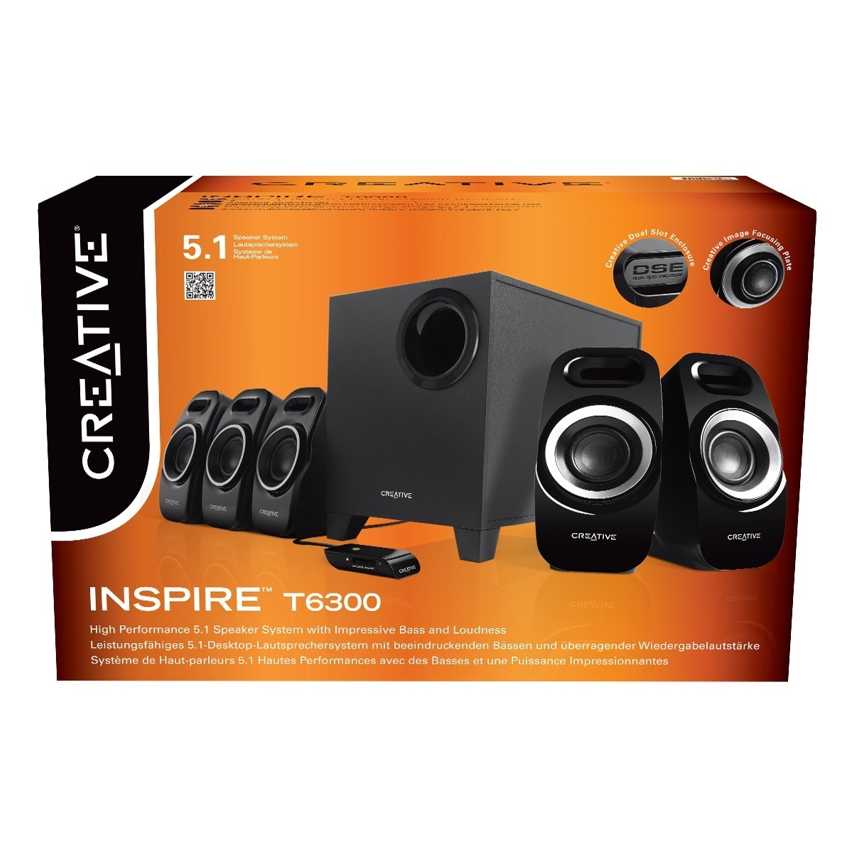 Altavoces Creative Labs Inspire T6300 5.1 imagen 5