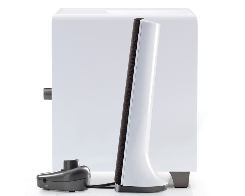 Altavoces Hercules XPS 2.1 40 Slim Blancos imagen 2