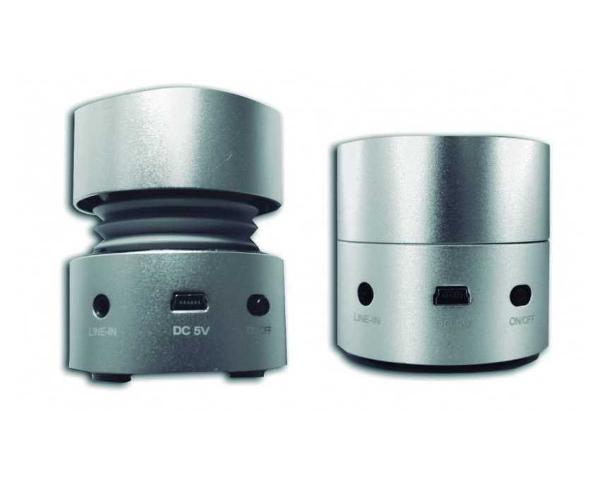 Altavoces Mini APPROX Autonomia 5 Horas Plata
