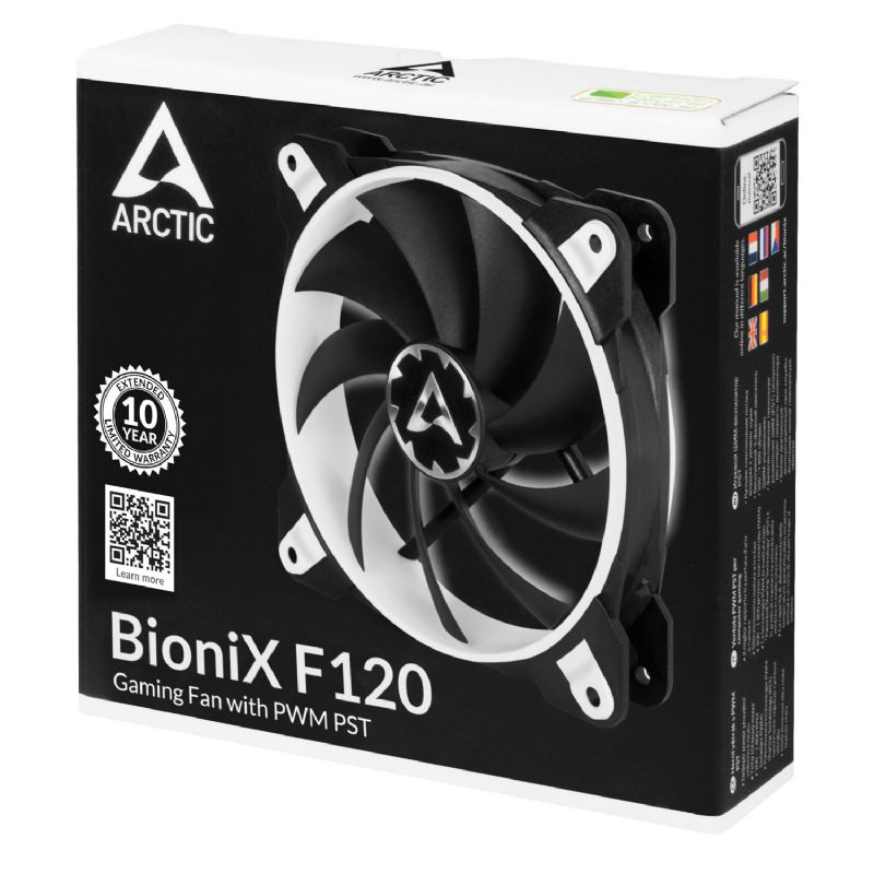 Arctic Bionix F120 Blanco-Negro PWM Gaming imagen 5