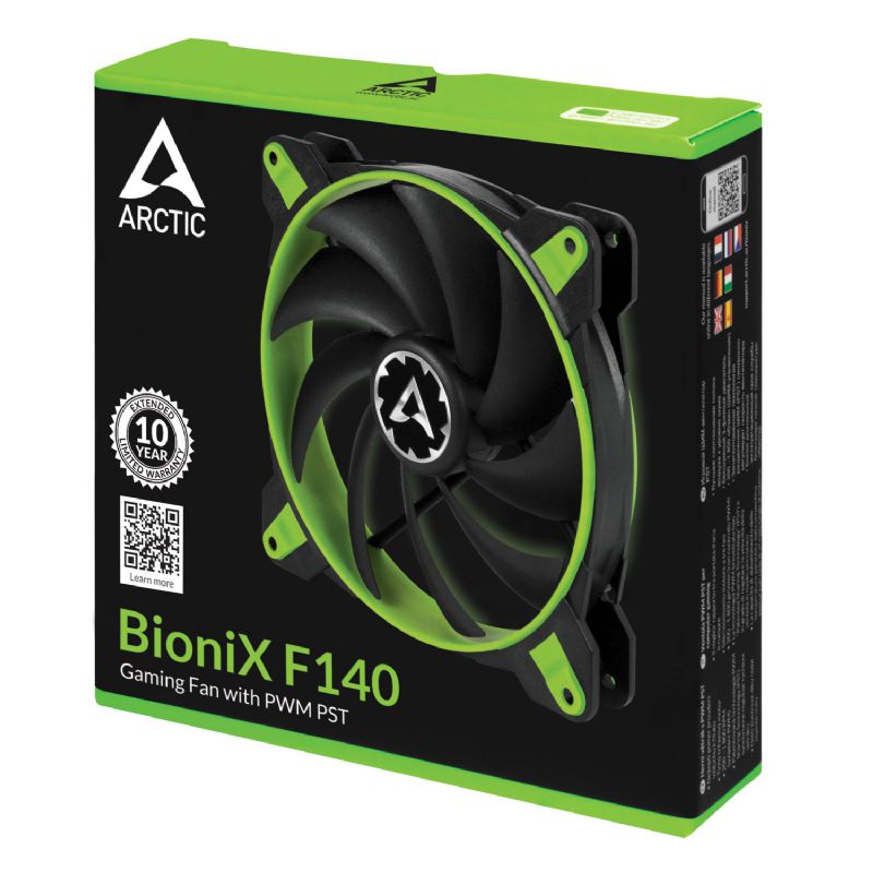 Arctic Bionix F140 Verde PWM Gaming imagen 5