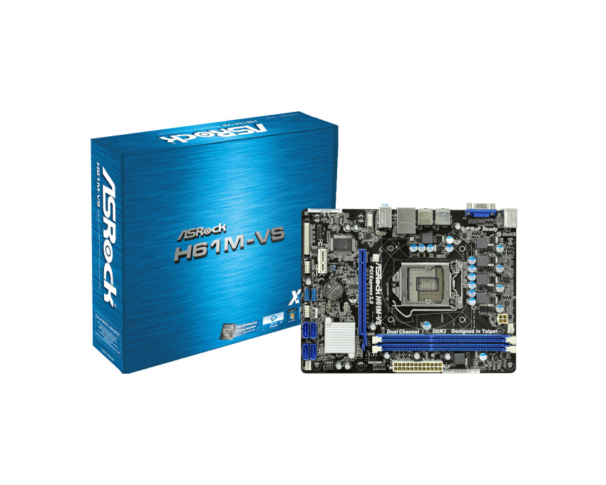 AsRock Placa H61M-VS imagen 2