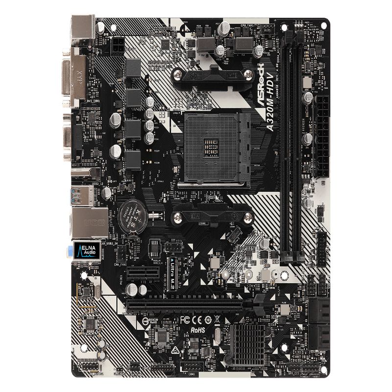 Asrock A320M-HDV R4.0 imagen 2