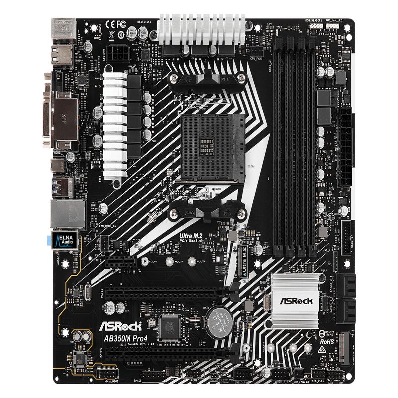 Asrock AB350M Pro4 R2.0 imagen 2