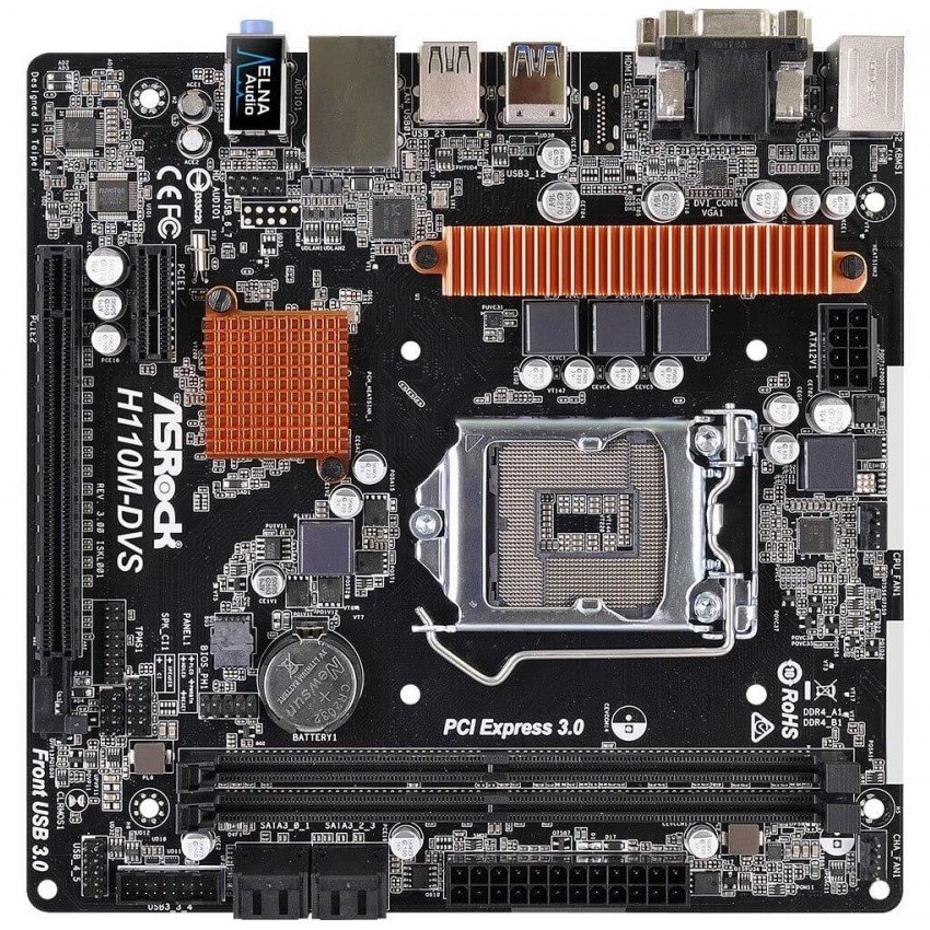 Asrock H110M-HDV R3.0 imagen 2