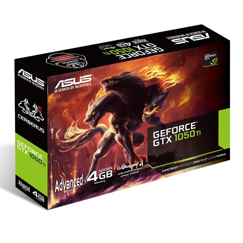 Asus Cerberus GTX 1050Ti 4GB DDR5 Advance Edition imagen 5