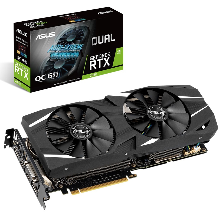 Asus GeForce Dual RTX 2060 OC 6 GB. DDR6