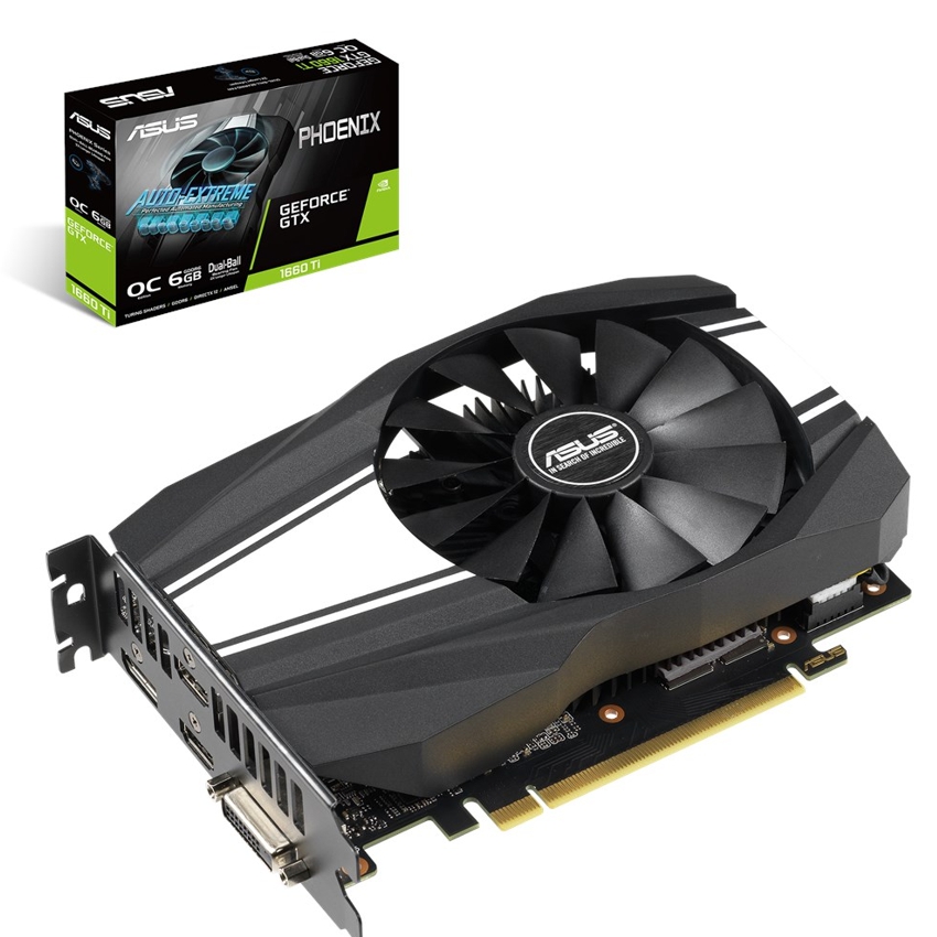 Asus GeForce Phoenix GTX 1660Ti OC 6 GB. DDR6