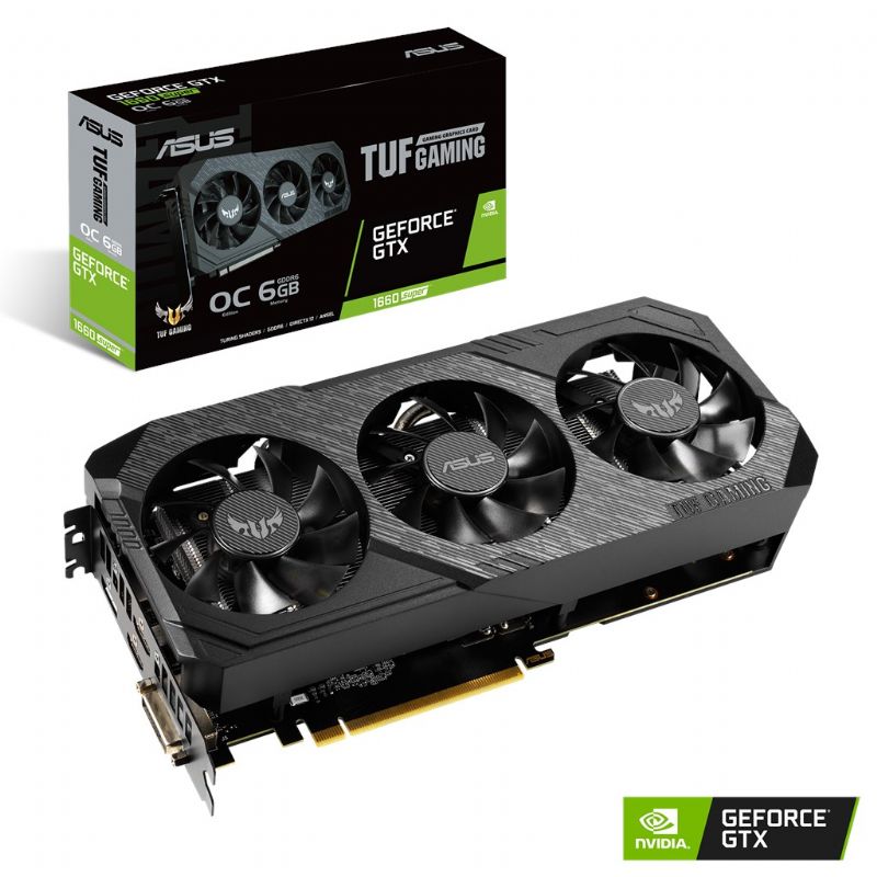 Asus GeForce TUF 3 GTX 1660 Super 6 GB. DDR6 OC Gaming