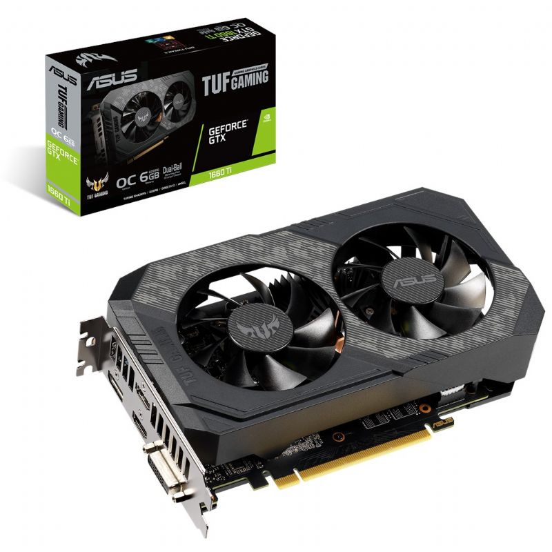Asus GeForce TUF 3 GTX 1660Ti 6 GB DDR6 Gaming OC