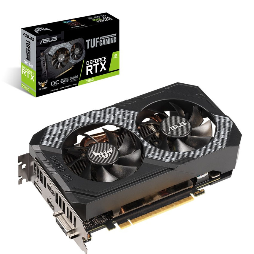 Asus GeForce TUF Gaming RTX 2060 OC 6 GB. DDR6