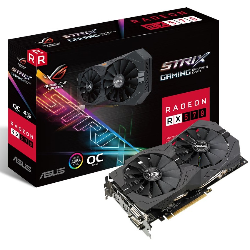 Asus Radeon StriX RX570 4GB DDR5 Gaming