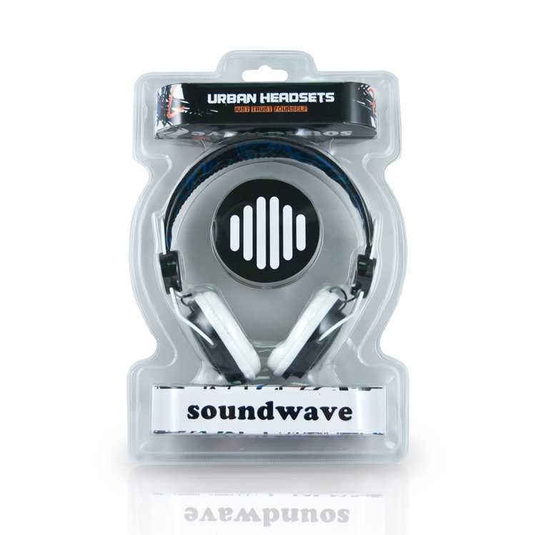 Auricular B-MOVE Sound Wave Negro/Azul y Micro