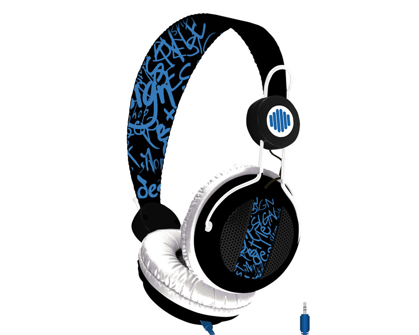 Auricular B-MOVE Sound Wave Negro/Azul y Micro imagen 4
