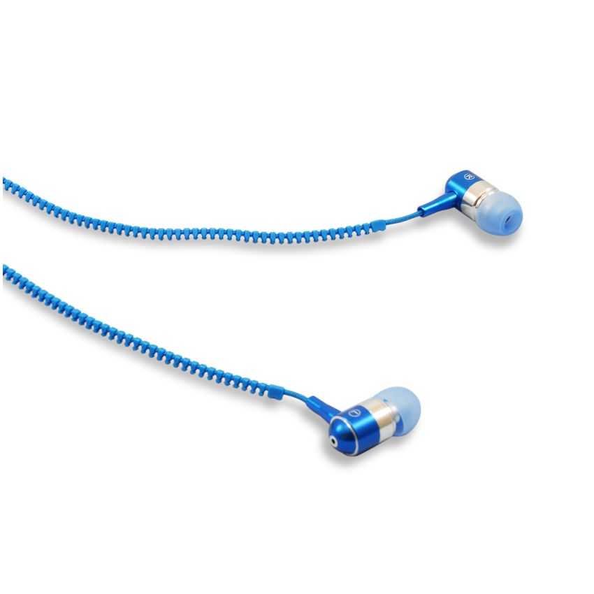 Auriculares Conceptronic Stylish Zip Headphone Azules CZIPHEADPHB imagen 4