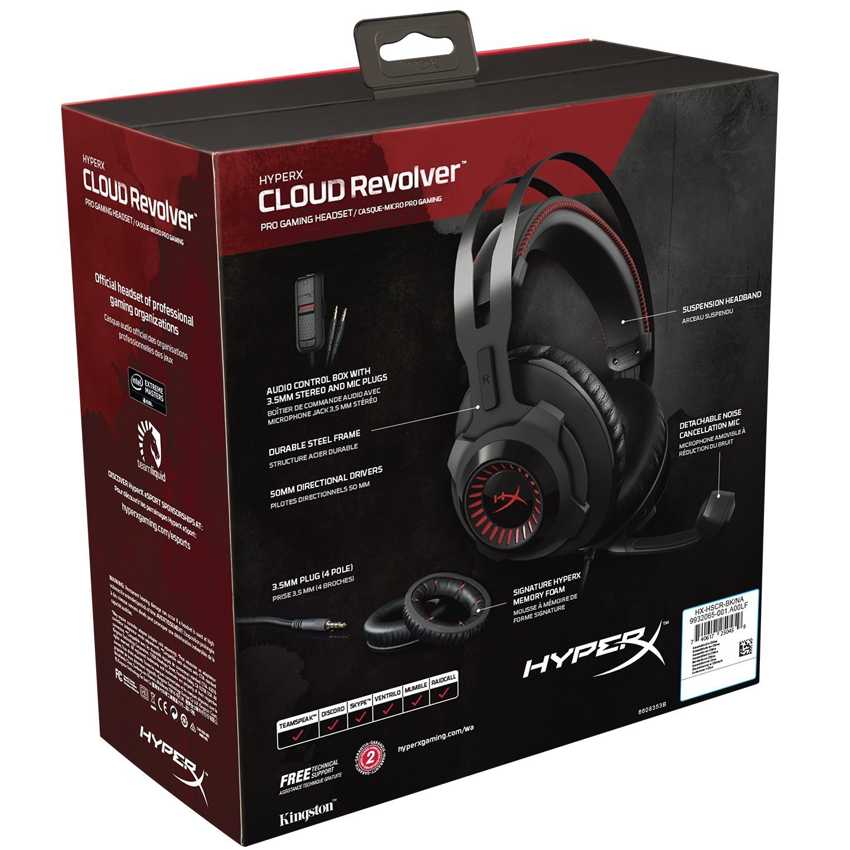 Auriculares Gaming Kingston HyperX Cloud Revolver imagen 5