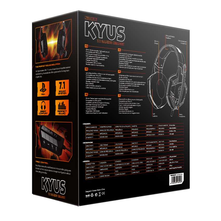 Auriculares NOX Gaming KYUS imagen 5