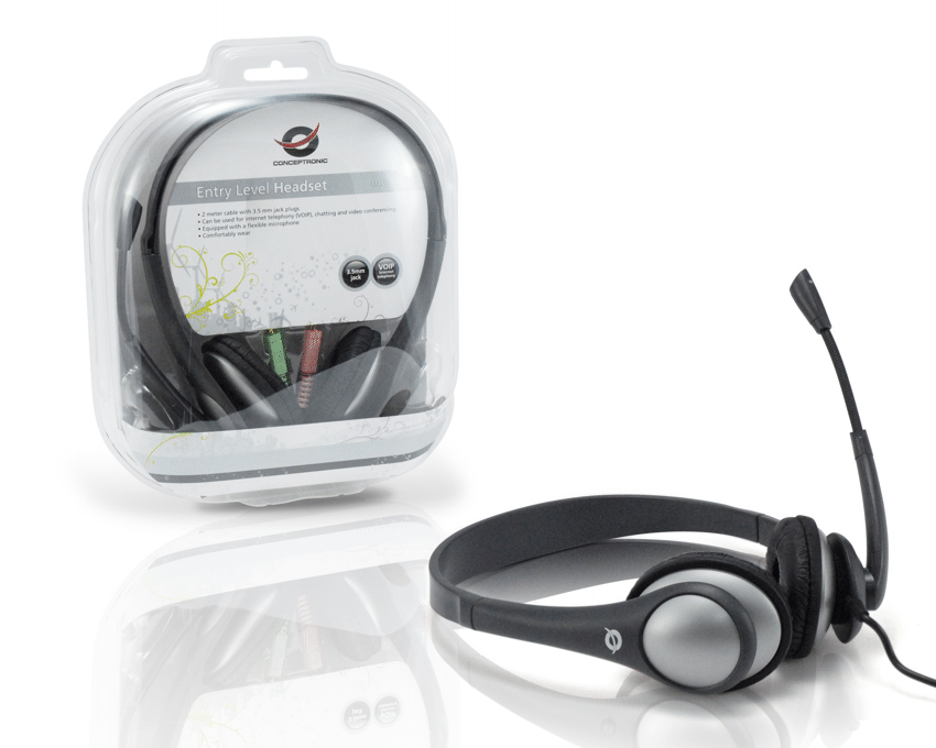 Auriculares con Micro Conceptronic Entry Level Headset imagen 2