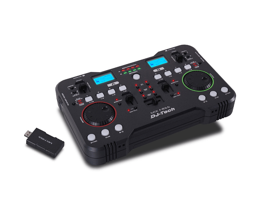 Base Mezclas DJTECH Mix Free Wireless USB-Scratch imagen 4