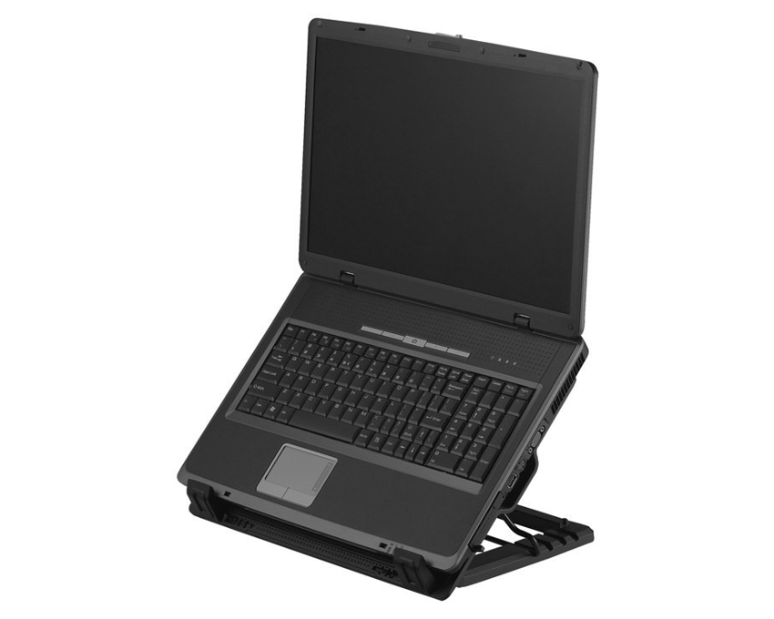 Base de Atril NOX Kaze Negra de 9 a 17" con Led Azul NXKAZE imagen 3