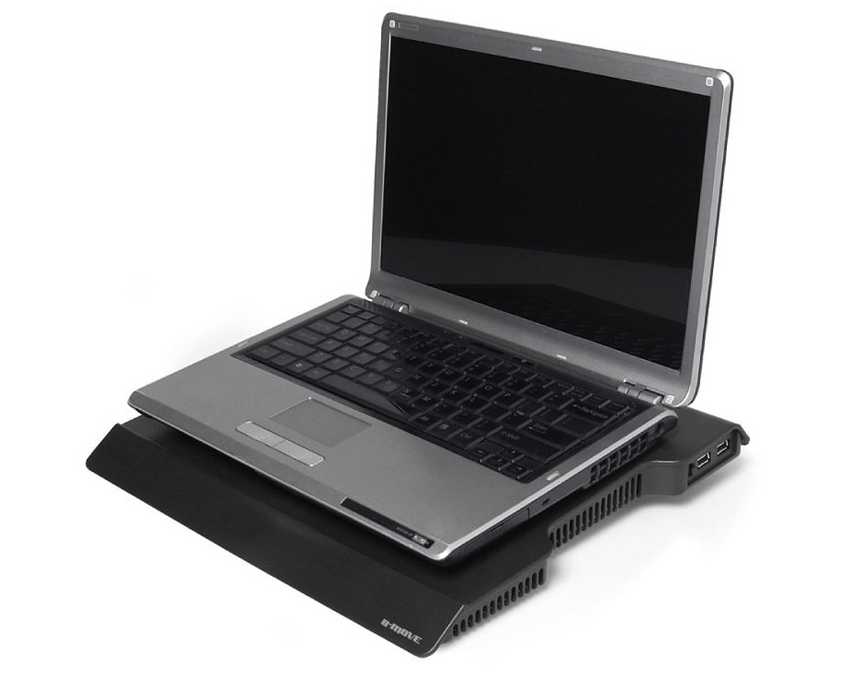 Base para portatil B-MOVE Twist Air Led Azul de 9 a 17" BM-NBA03 imagen 2