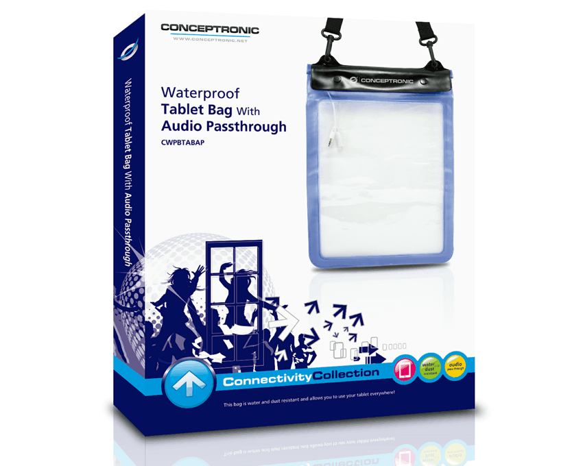 Bolsa Resistente al agua Conceptronic audio Passthrough CWPBTABAP imagen 3
