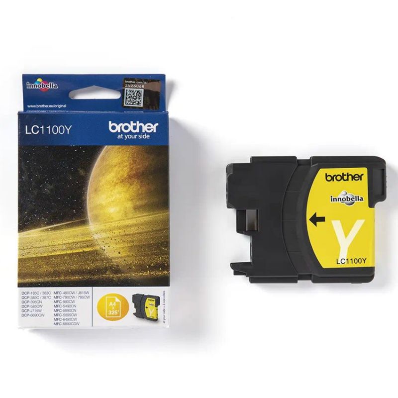 Brother LC1100Y Amarillo Cartucho de Tinta Original imagen 2