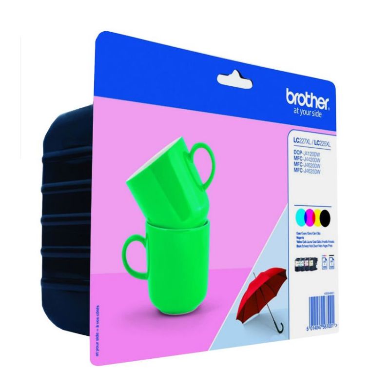 Brother LC227XLVALBP Pack Negro Cian Amarillo Magenta Cartucho de Tinta Original