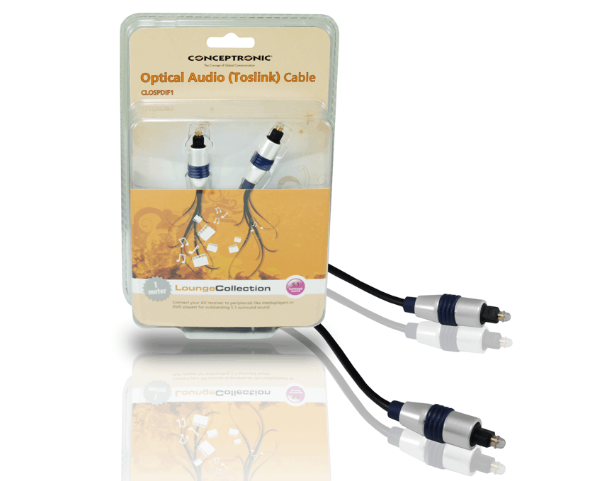 Cable Audio Optico Conceptronic Toslink 1 m CLOSPDIF1 imagen 2
