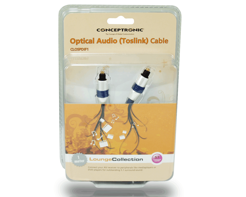Cable Audio Optico Conceptronic Toslink 3 m CLOSPDIF3 imagen 3