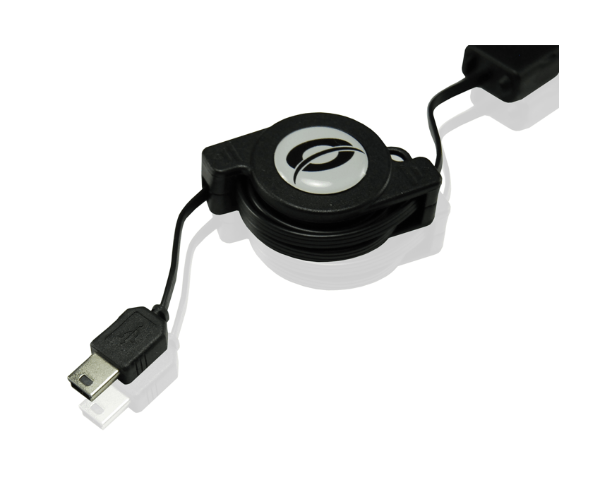 Cable Conceptronic Mini USB Retractil 0.8 Metros CCUSBAMU08R imagen 2