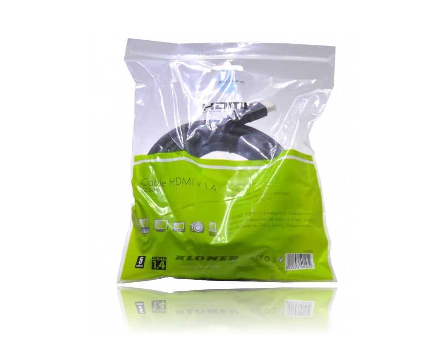 Cable HDMI Kloner V1.4 5.0 Metros Compatible TV 3D imagen 2