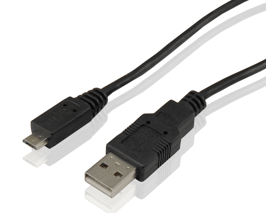 Cable MicroUSB 2.0 Conceptronic 1.8 m CCUSBAMI18