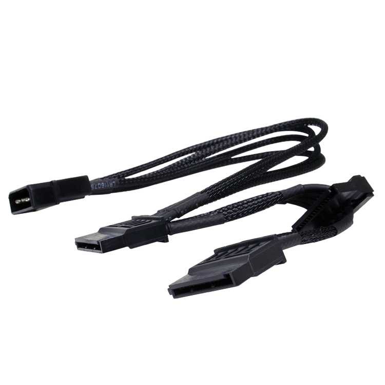 Cable NZXT CB-43SATA Molex 4 pines a 3 x SATA