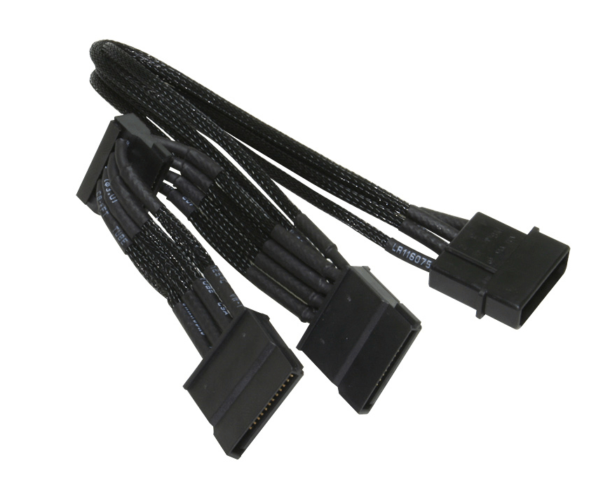 Cable NZXT CB-43SATA Molex 4 pines a 3 x SATA imagen 2