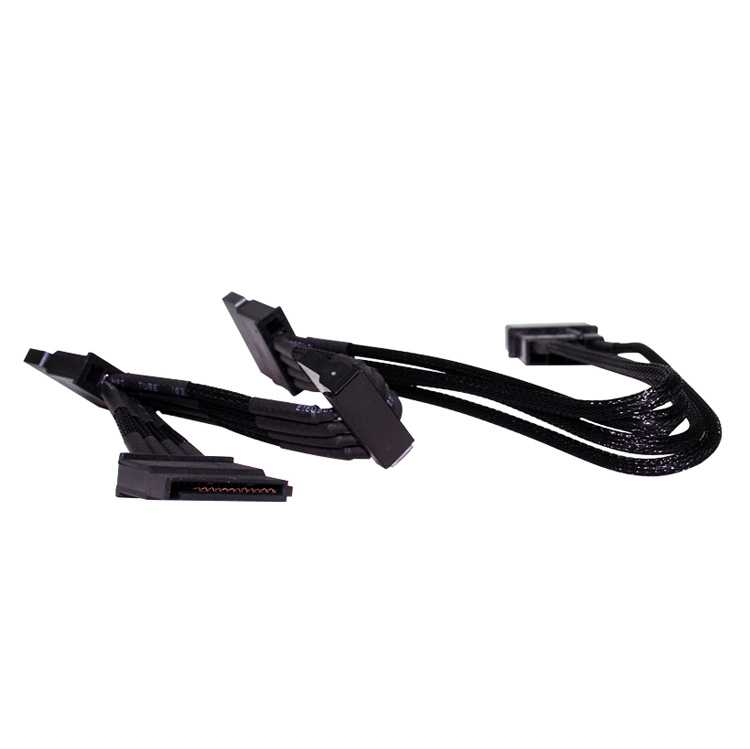 Cable NZXT CB-44SATA Molex 4 pines a 4 x SATA